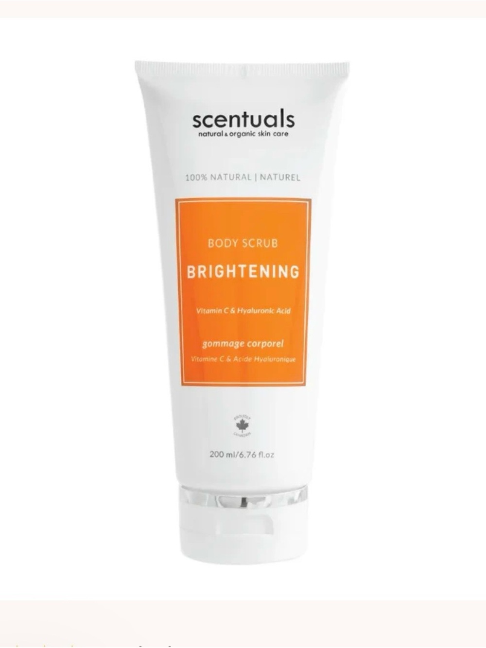 Scentuals Brightening Body Scrub - Orange & White